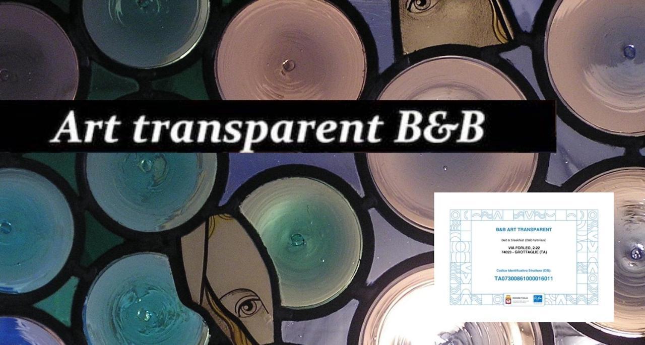 Art Transparent B&B Grottaglie Exterior foto